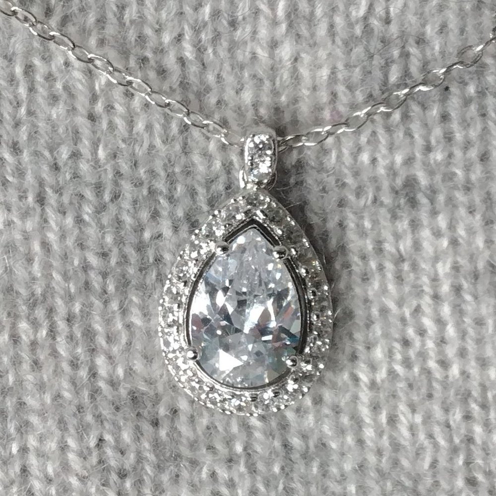 Sterling Silver CZ Nadri Necklace